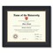 ArtToFrames 16x20 inch Diploma Frame - Framed with Black and Gold Mats, Comes with Regular Acrylic and Sawtooth Hanger for Wall Hanging (D-16x20)
